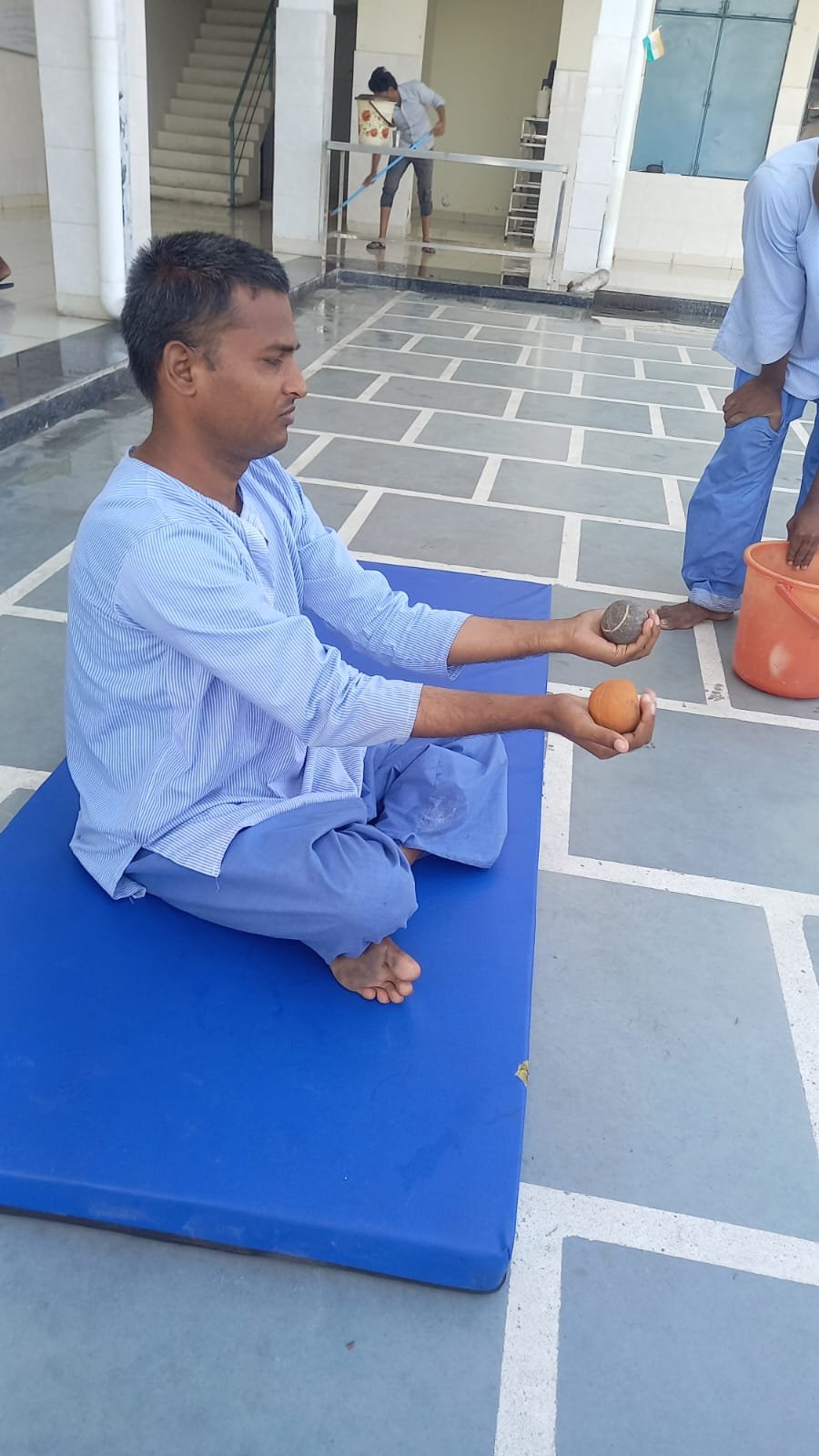 Exercise at Apna Ghar Ashram Jeev Daya Sansthan